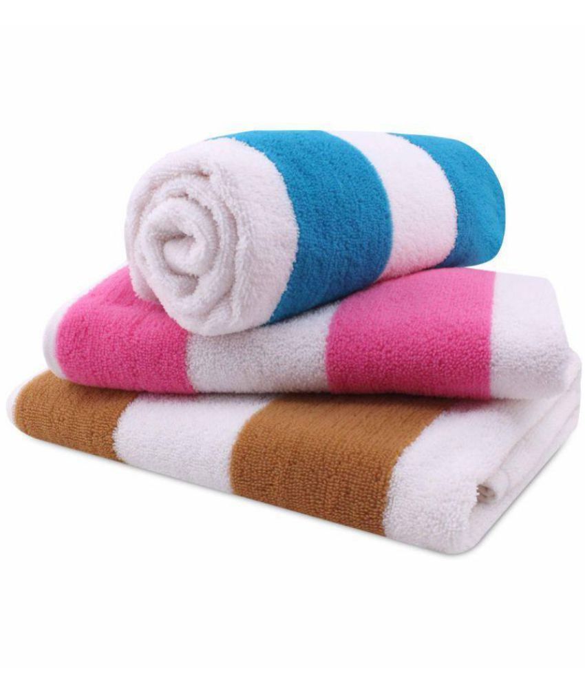 BATHE & SOAK Set of 3 Microfibre Bath Towel Multi Buy BATHE & SOAK