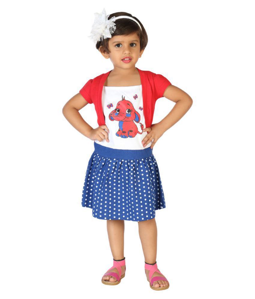 Lil Orchids Floral Printed Newborn Baby Girl Casual dress/frock