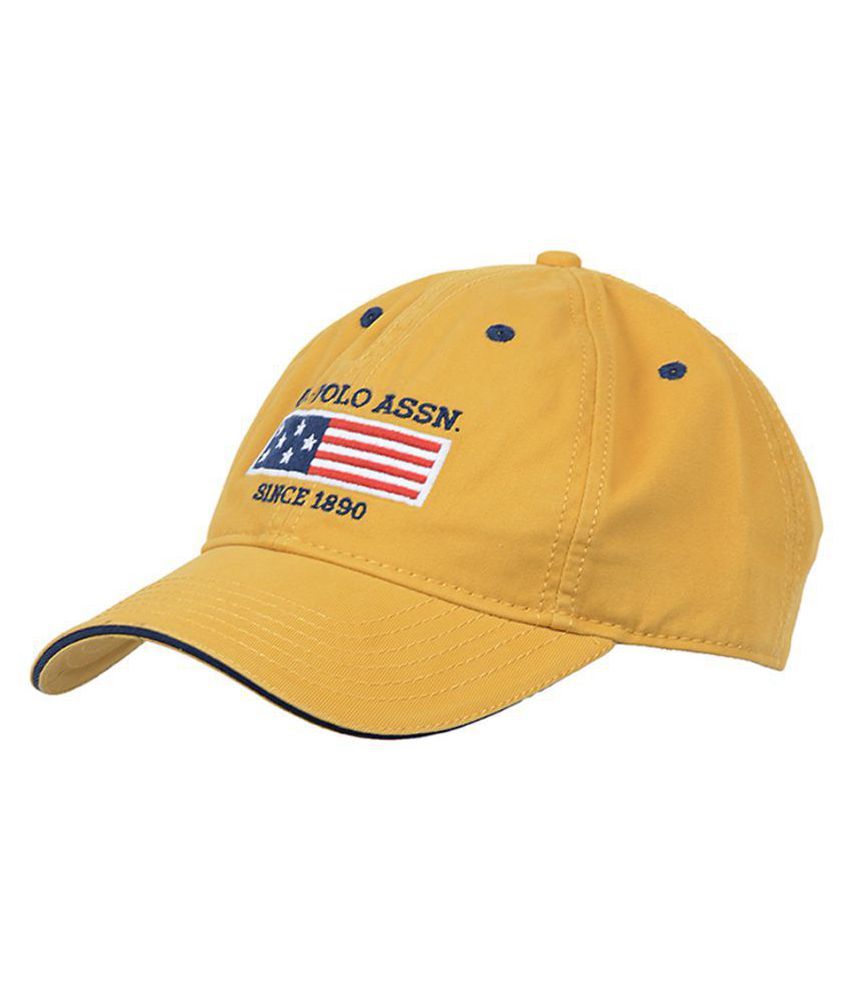 us polo yellow cap