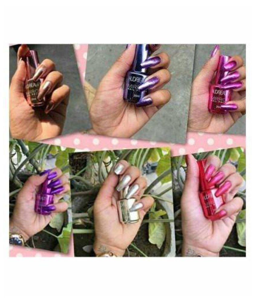 Huda Beauty Nail Polish Mirror Effect 24 Random Color Mirror Crme 15 ml:  Buy Huda Beauty Nail Polish Mirror Effect 24 Random Color Mirror Crme 15 ml  at Best Prices in India - Snapdeal