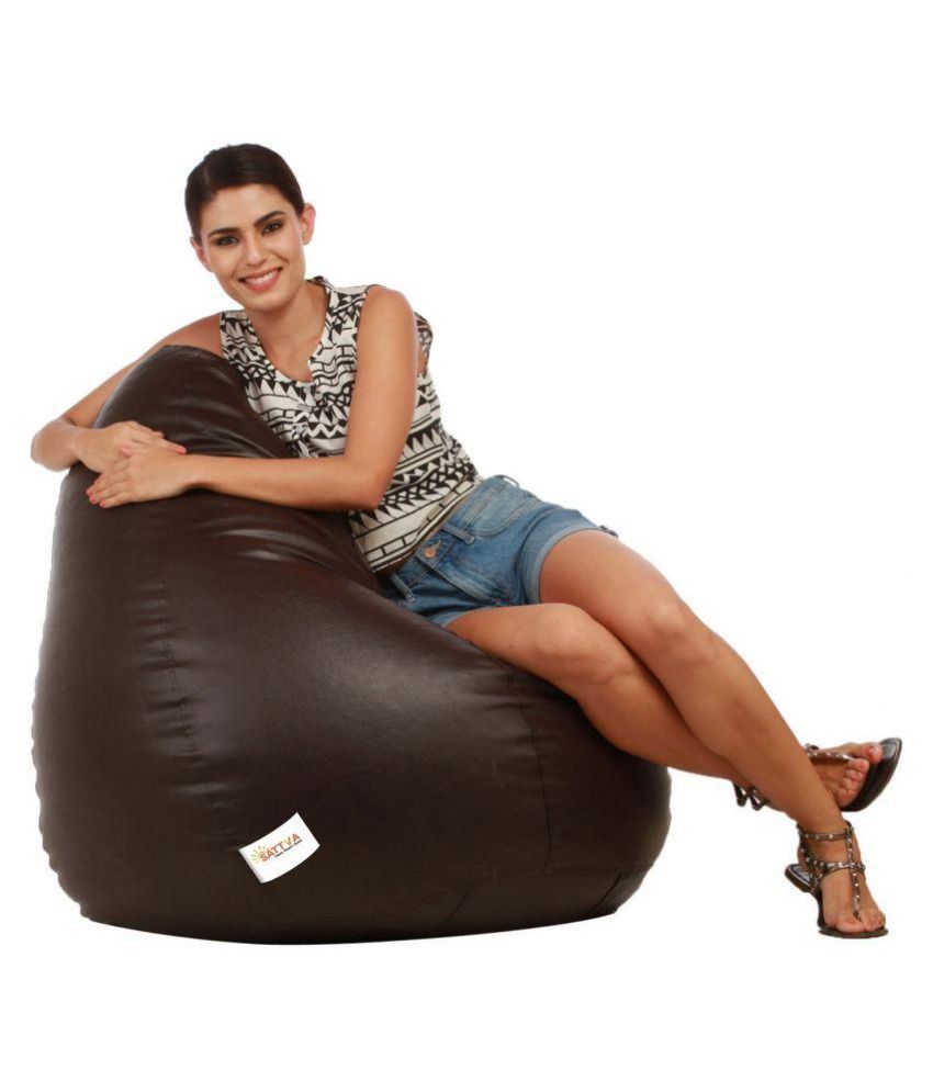 XXL Bean bag with Beans in Brown Buy XXL Bean bag with