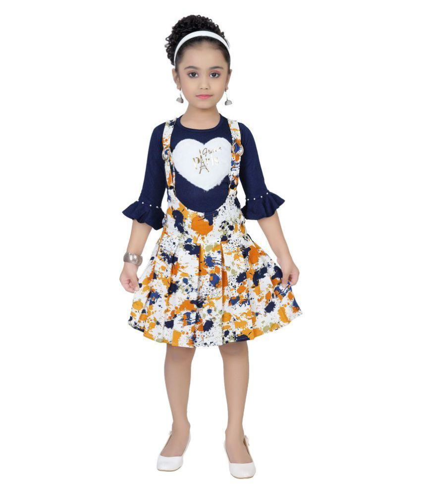 dungaree skirt dress for girls