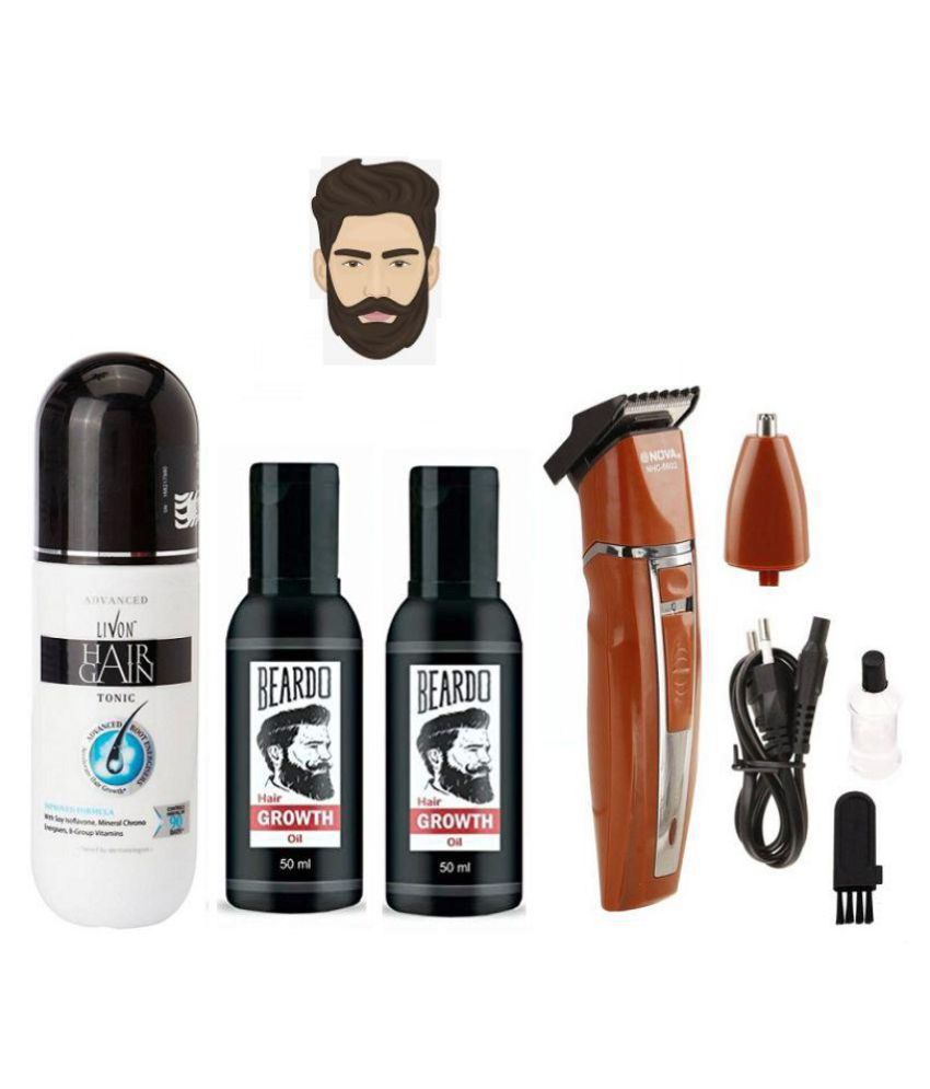 Livon Hair Gain 150ml Beardo Hair Growth Oil, Nova NHC 6602 For Man 200 gm:  Buy Livon Hair Gain 150ml Beardo Hair Growth Oil, Nova NHC 6602 For Man 200  gm at