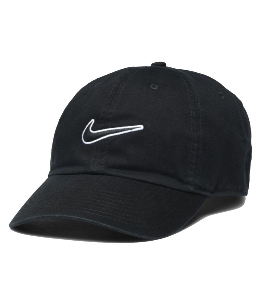 Nike Black Polyester Caps - Buy Nike Black Polyester Caps Online at ...