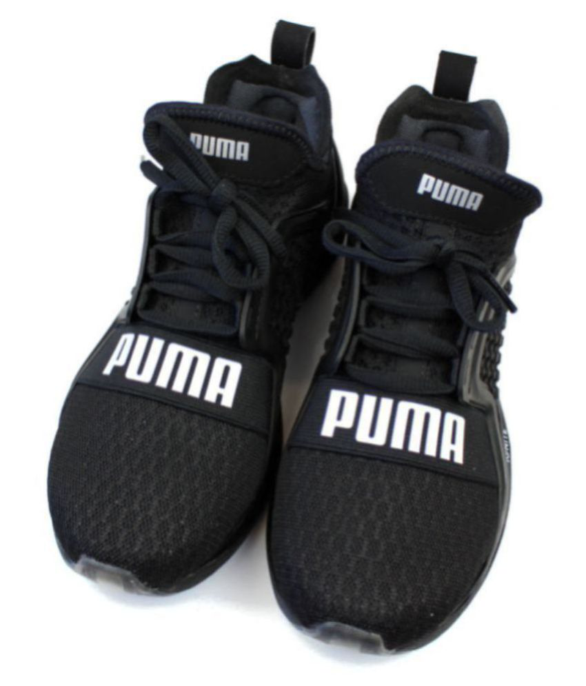 Puma IGNITE Black Running Shoes - Buy Puma IGNITE Black Running Shoes ...