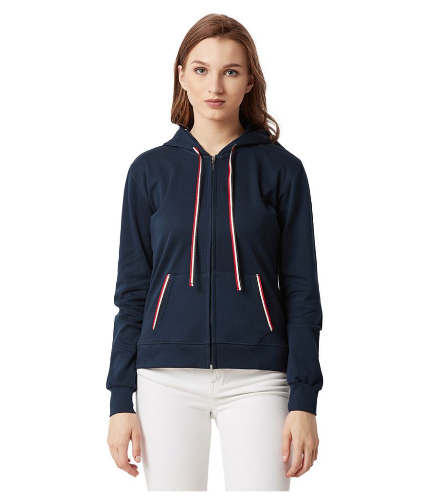    			Miss Chase Cotton Navy Hooded Sweatshirt