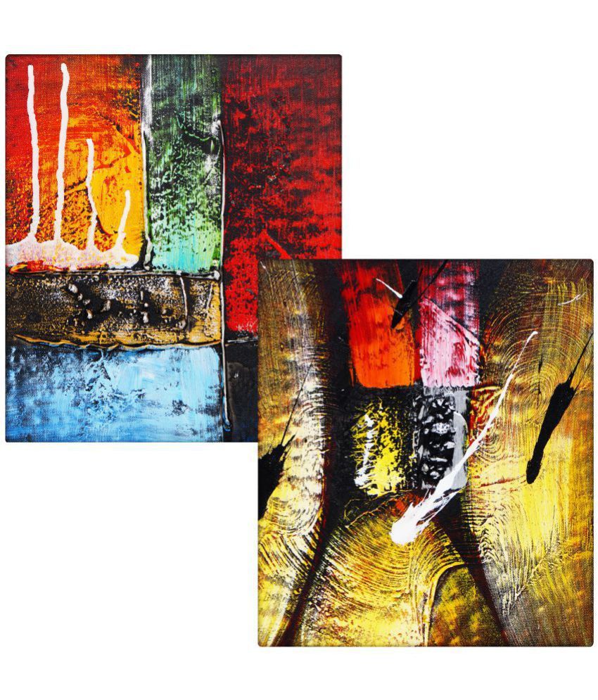 Story Home Abstract Art Framed Canvas Wall Painting Frame Canvas