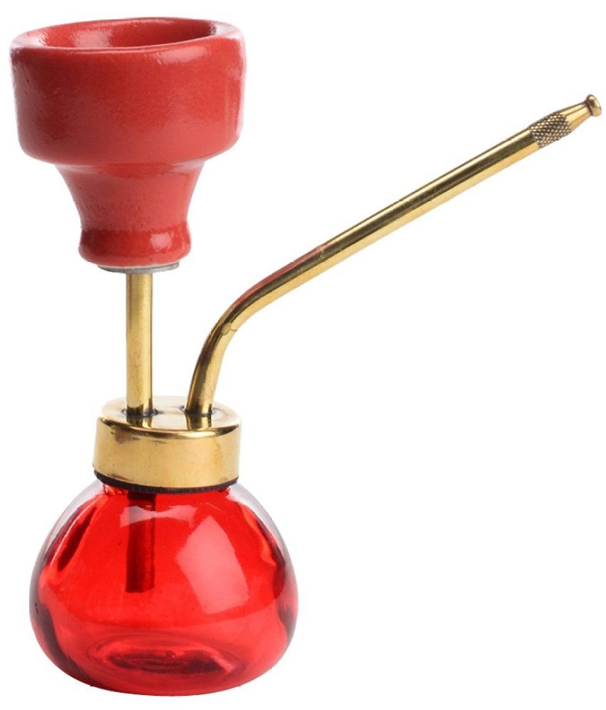 Desi Karigar Red 12 Cm Glass Table Hookah Pack Of 1 Buy Desi Karigar Red 12 Cm Glass Table 5216