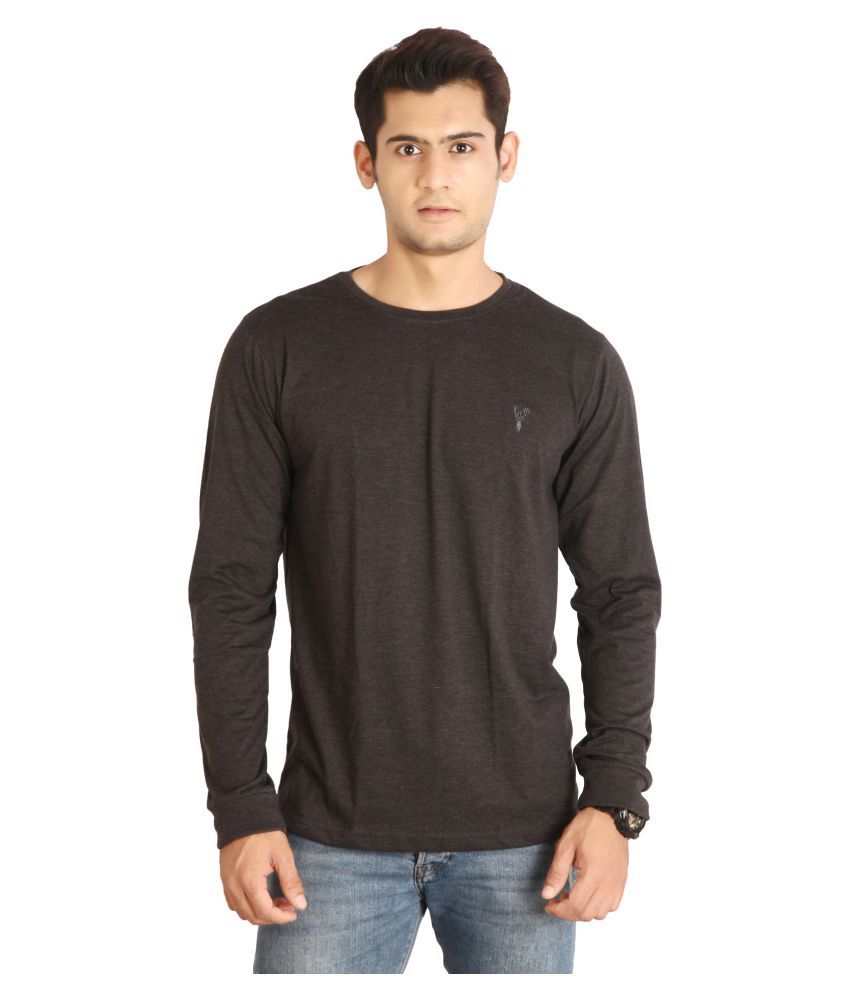     			Awack Grey Full Sleeve T-Shirt