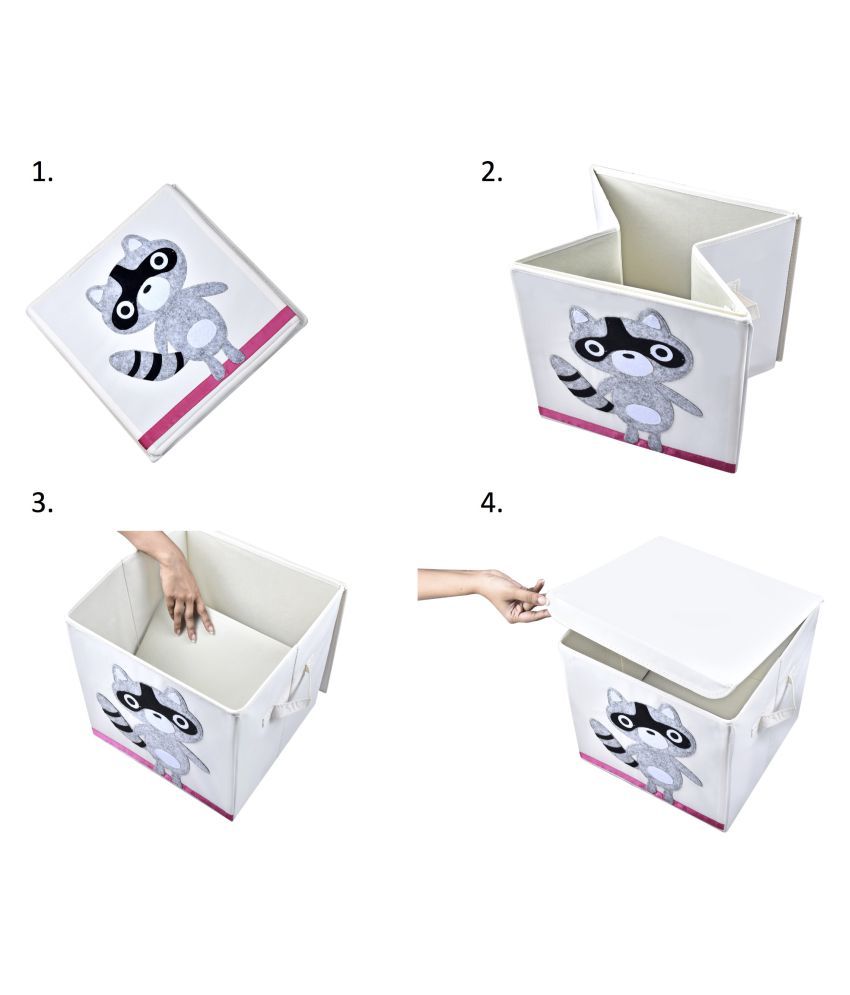 animal print storage box