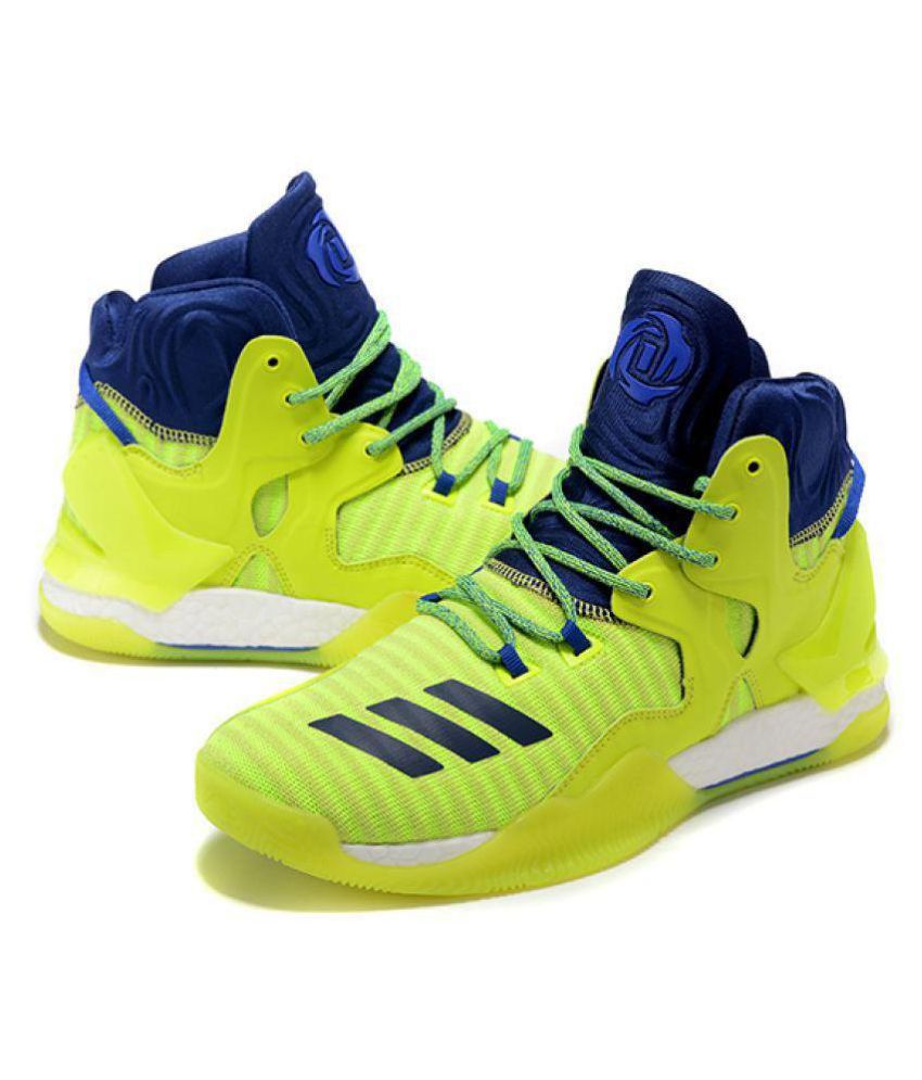 Adidas D ROSE 7 PRIMEKNIT Green Basketball Shoes - Buy Adidas D ROSE 7 ...