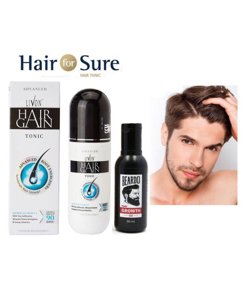 Livon Hair Gain 150ml & Beardo Hair Growth Oil For Men For Men 50 ml: Buy  Livon Hair Gain 150ml & Beardo Hair Growth Oil For Men For Men 50 ml at