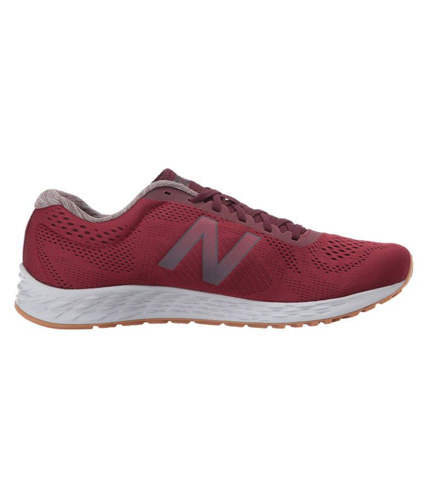 new balance red running shoes