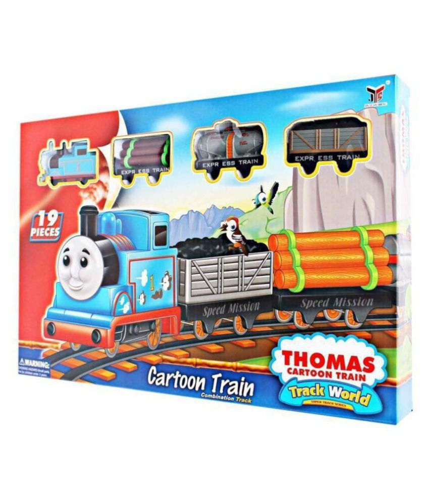 Thomas Friends Cartoon 19 Pcs Toy Train Track Set For Kids - Buy Thomas  Friends Cartoon 19 Pcs Toy Train Track Set For Kids Online at Low Price -  Snapdeal