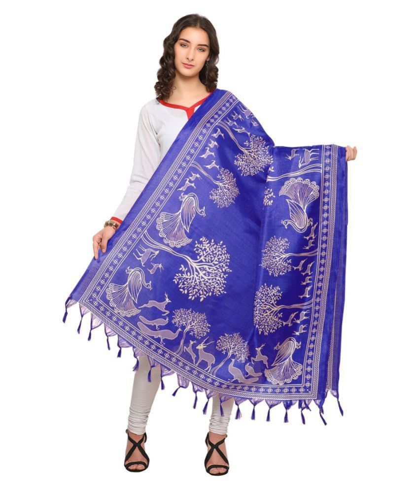 royal blue gown with dupatta