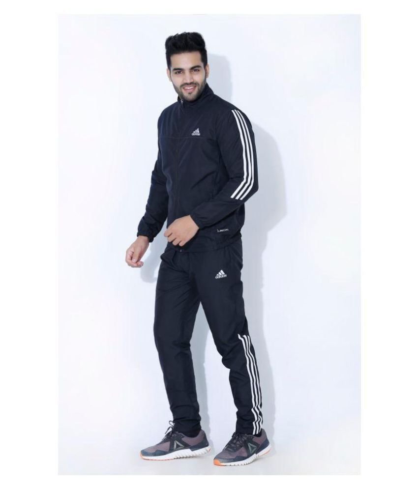 mens black adidas tracksuit