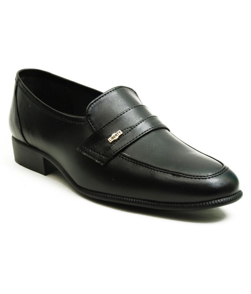     			Fortune By Liberty - Black Men's Slip On Formal Shoes