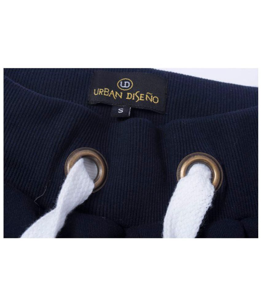 navy fleece joggers