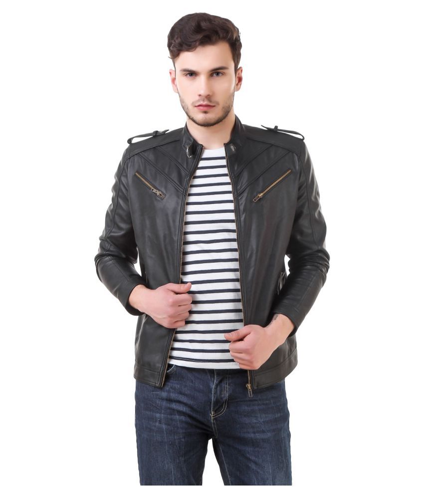 Leather Retail Black Leather Jacket - Buy Leather Retail Black Leather ...