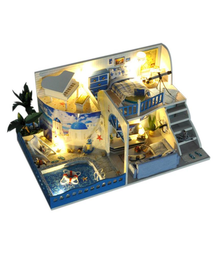 Meet The Mediterranean Sea Diy Doll House Td14 Z 14 5 5 32 5cm With Cover Light Gift Collection Decoration Toy Buy Meet The Mediterranean Sea Diy Doll House Td14 Z 14 5 5 32 5cm With Cover Light Gift Collection