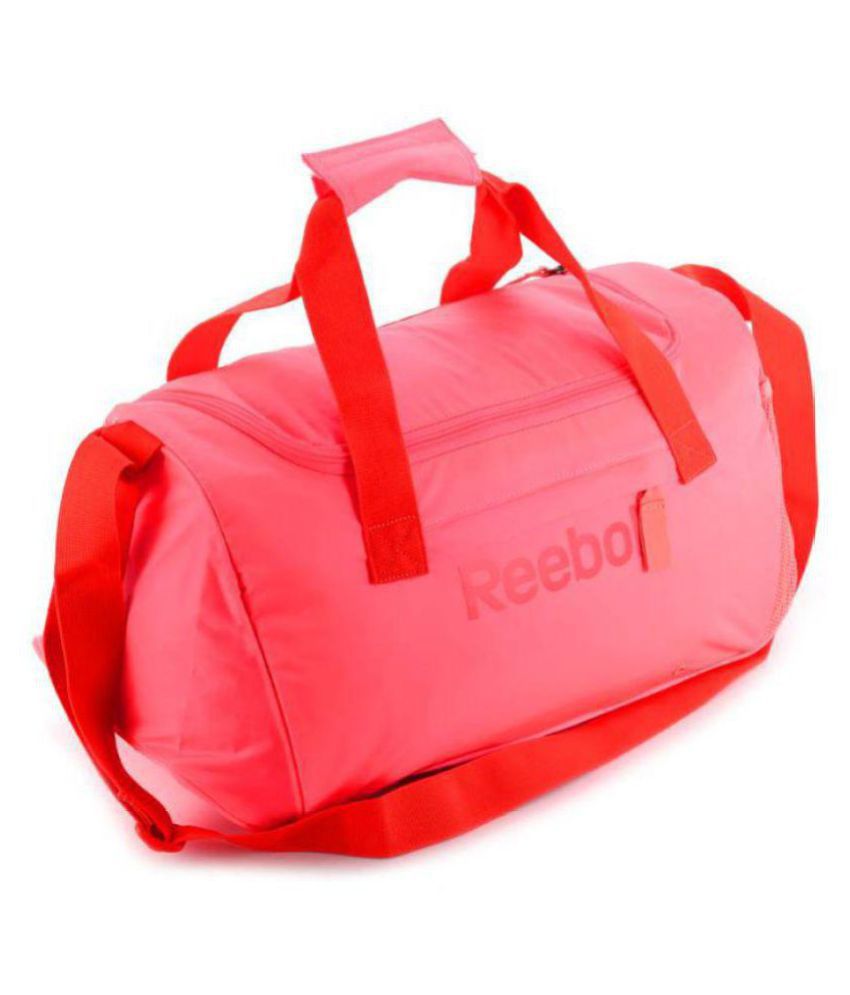 Reebok Pink Solid Bag Buy Reebok Pink Duffle Bag Online at Low Price - Snapdeal