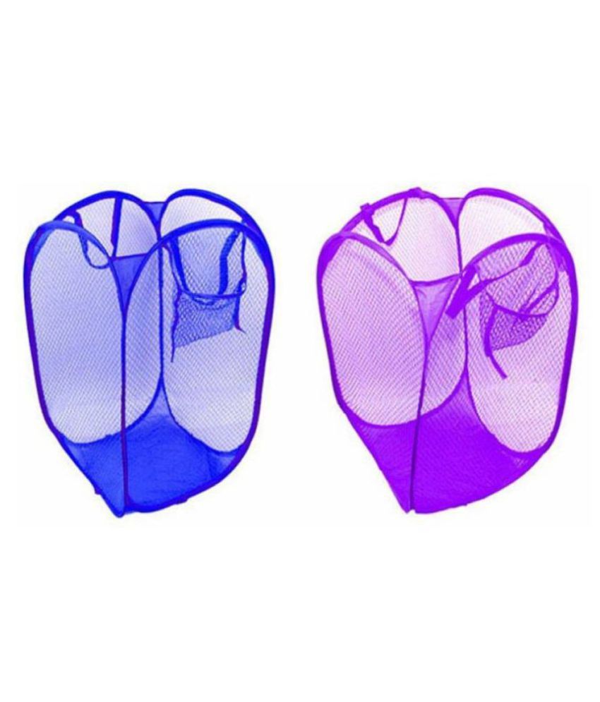 LooMantha Nylon Laundry Bag Blue and Purple (Buy 1 Get 1) Buy