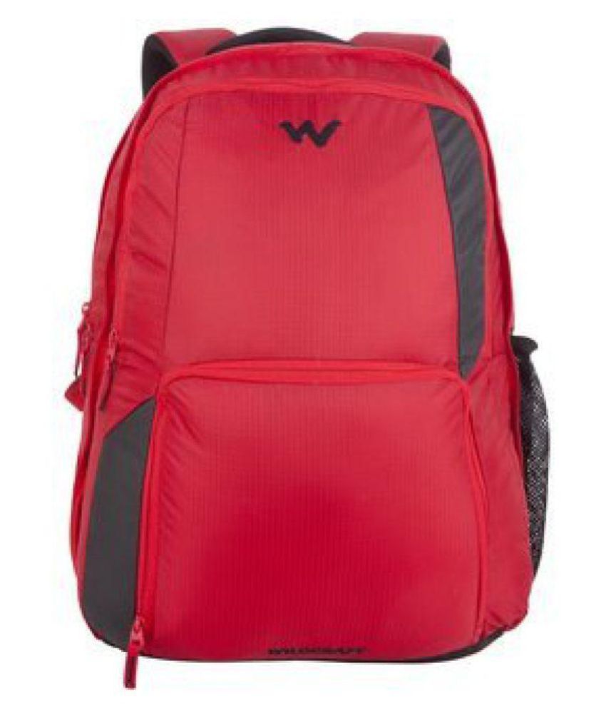 wildcraft red bag