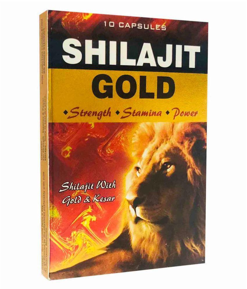Herbal Veda Shilajit Gold Power Capsules 10 x 10 cp 100 no.s Vitamins
