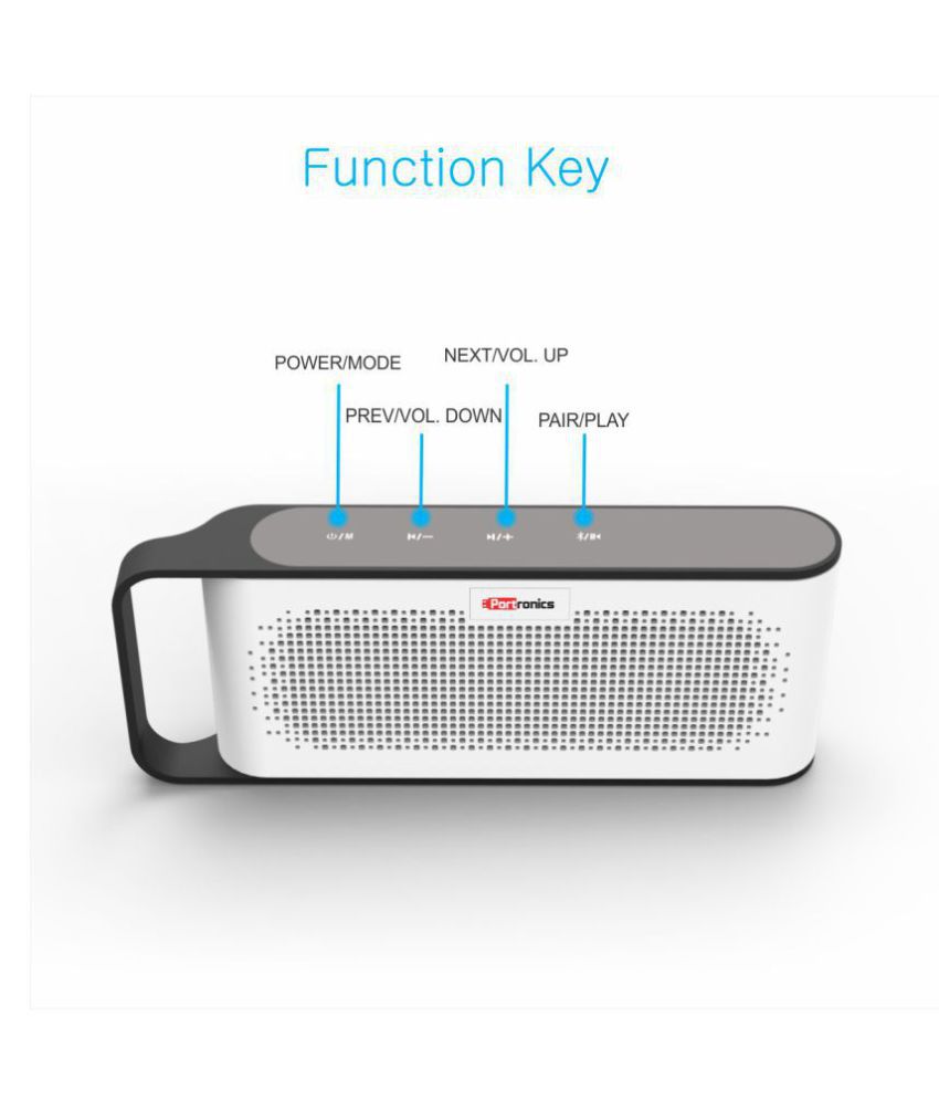     			Portronics POR-775 SoundGrip Wireless Stereo 6W  Speaker Bluetooth Speaker