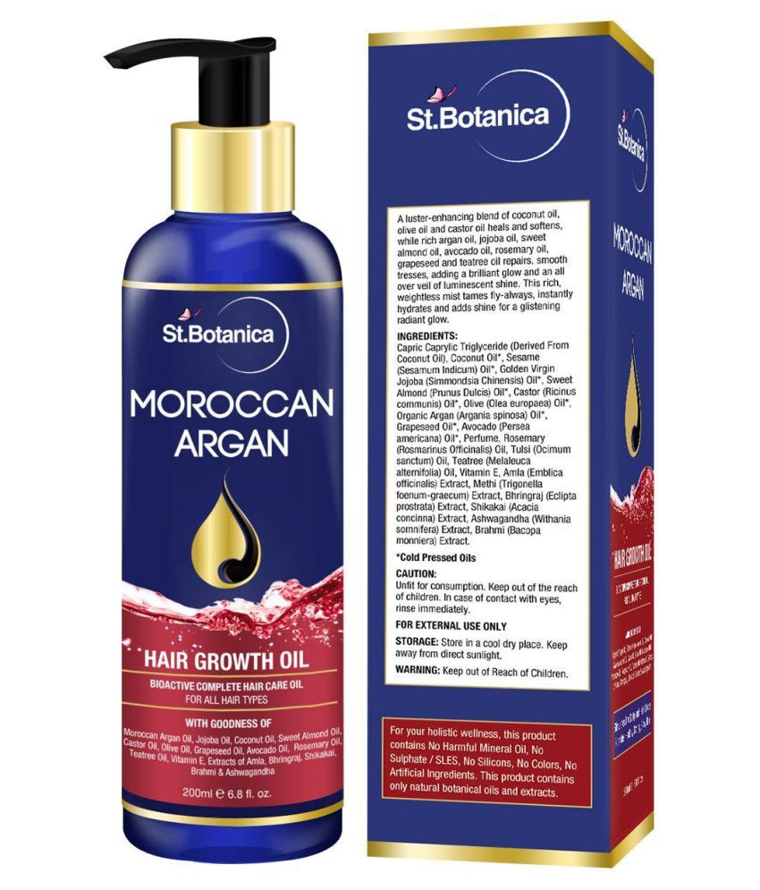 St.Botanica Moroccan Argan Hair Growth Oil (With Pure ...