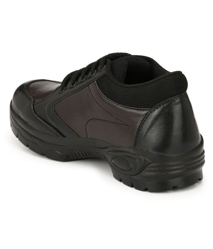 Buy Kavacha Low Ankle Black Safety Shoes Online at Low Price in India ...