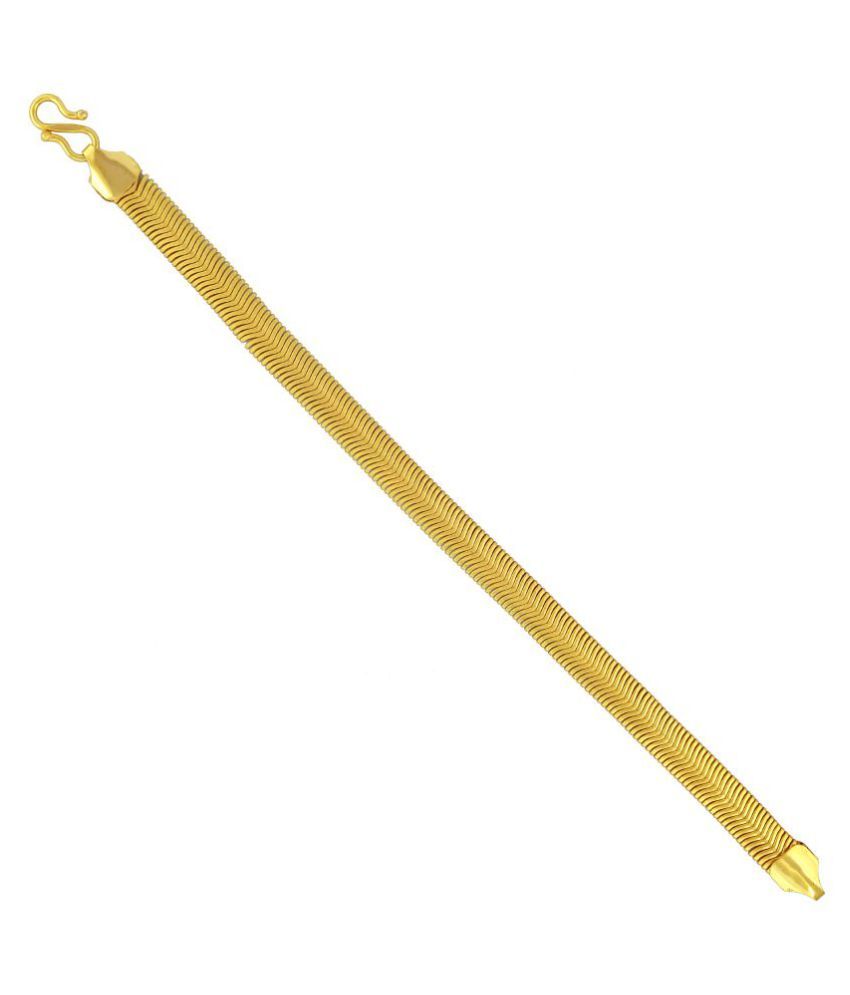 Memoir Gold plated, Flat snake chain 