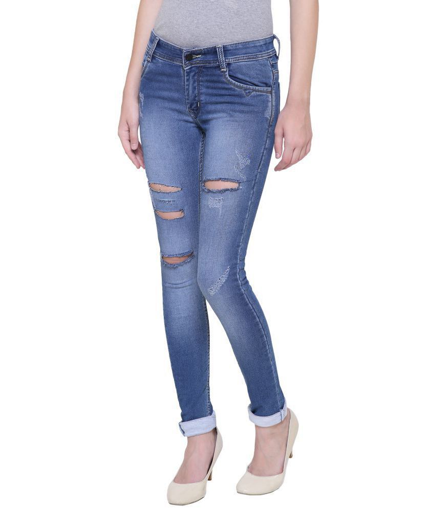 SRW Cotton Lycra Jeans Blue Buy SRW Cotton Lycra Jeans Blue