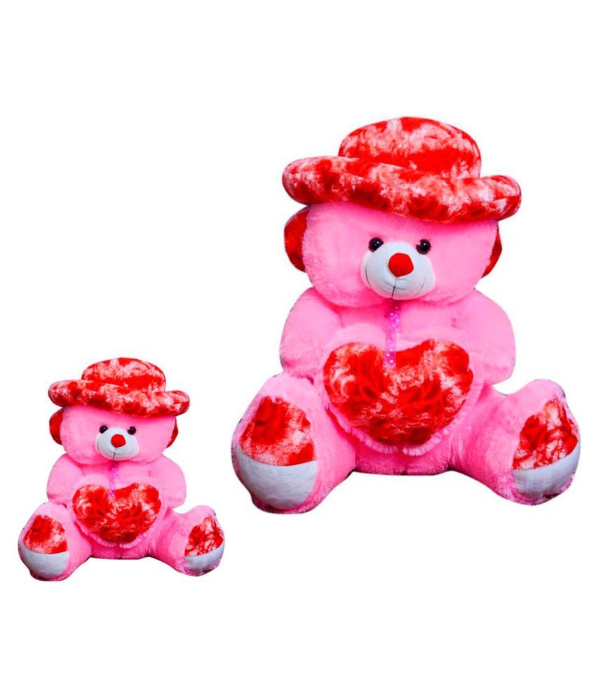 3 feet teddy bear pink