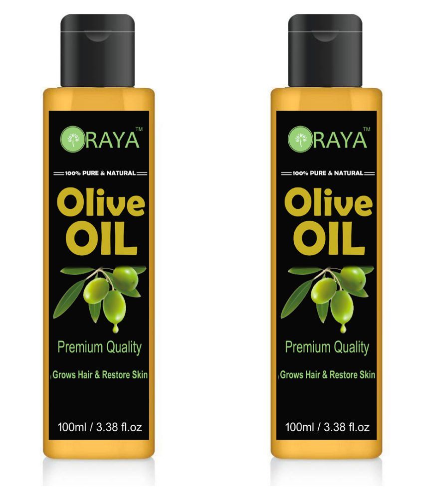     			ORAYA 100% Premium Pure Virgin Olive Oil Hair Massage Oil- 200 ml Pack of 2