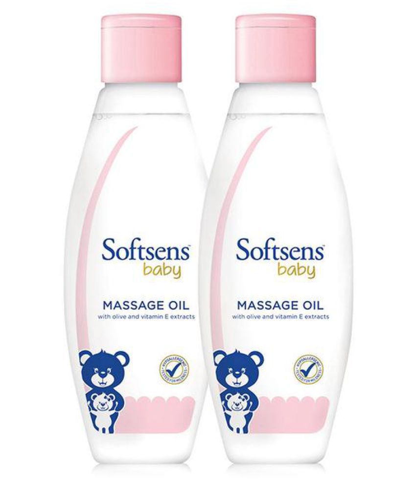 Softsens Baby Massage Oil 200ml (Pack of 2)