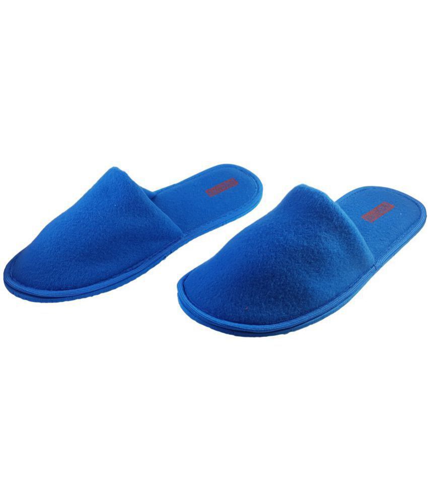 GlobalityCo Blue Microfibre Bath Slippers - Buy GlobalityCo Blue ...