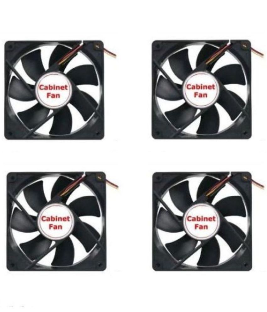 Margaj 4 Pieces Cabinet Cooling Fan Dc 12v Internal Cooling Fans