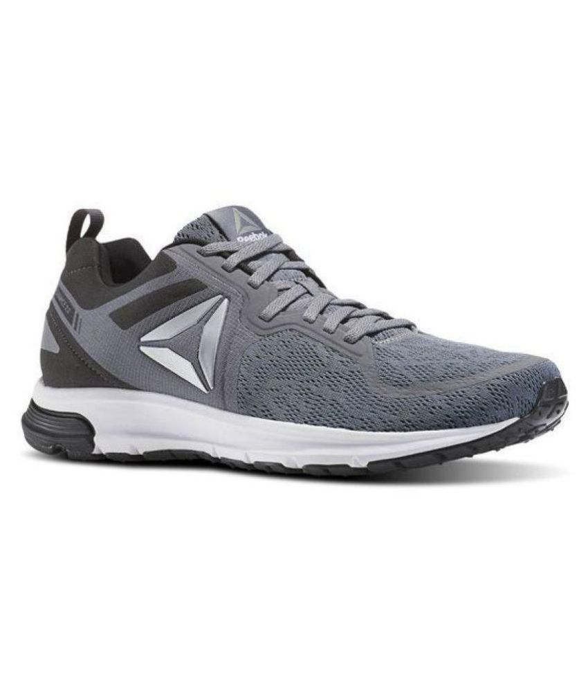 reebok grey running shoes