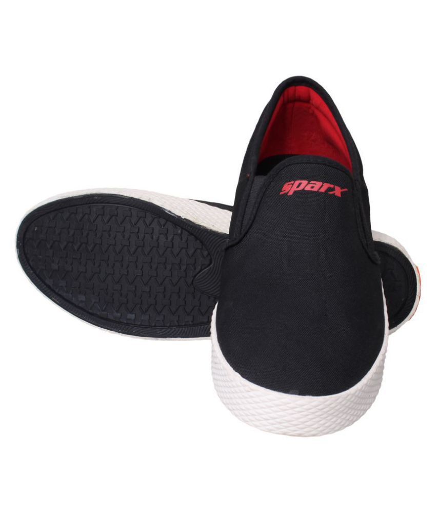 Sparx Men SM-386 Black Loafers - Buy 