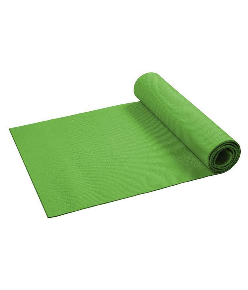     			E-Retailer™ Premium Reversible Anti-slip 0.6mm Yoga Cum Exercise Mat(Color-Green)