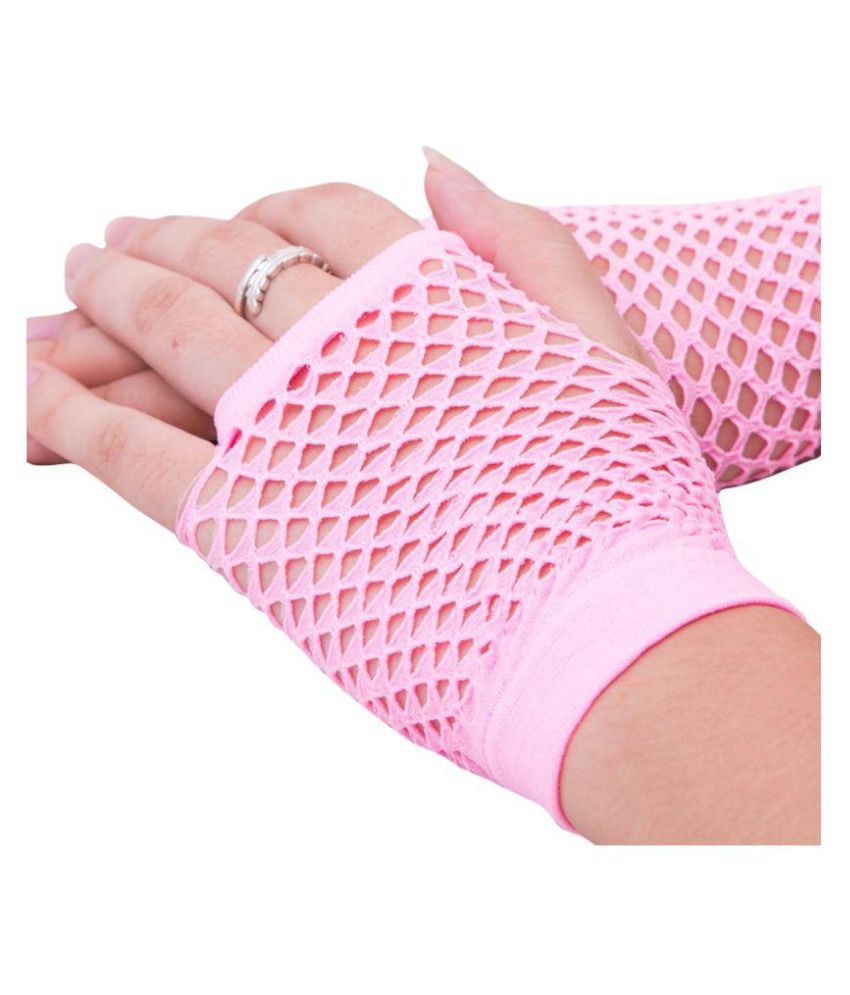 Fascinating Pink Short Gloves Buy Online at Low Price in India