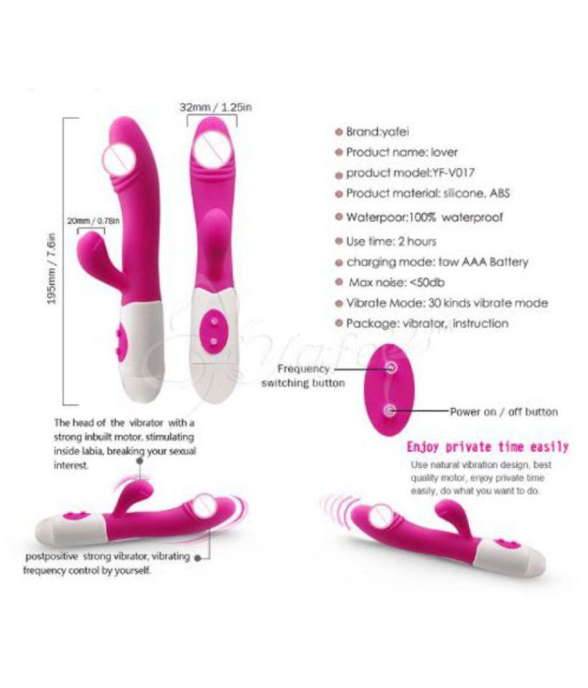 G Spot Vibrator for women Silicone Waterproof Dual Vibration Female ...