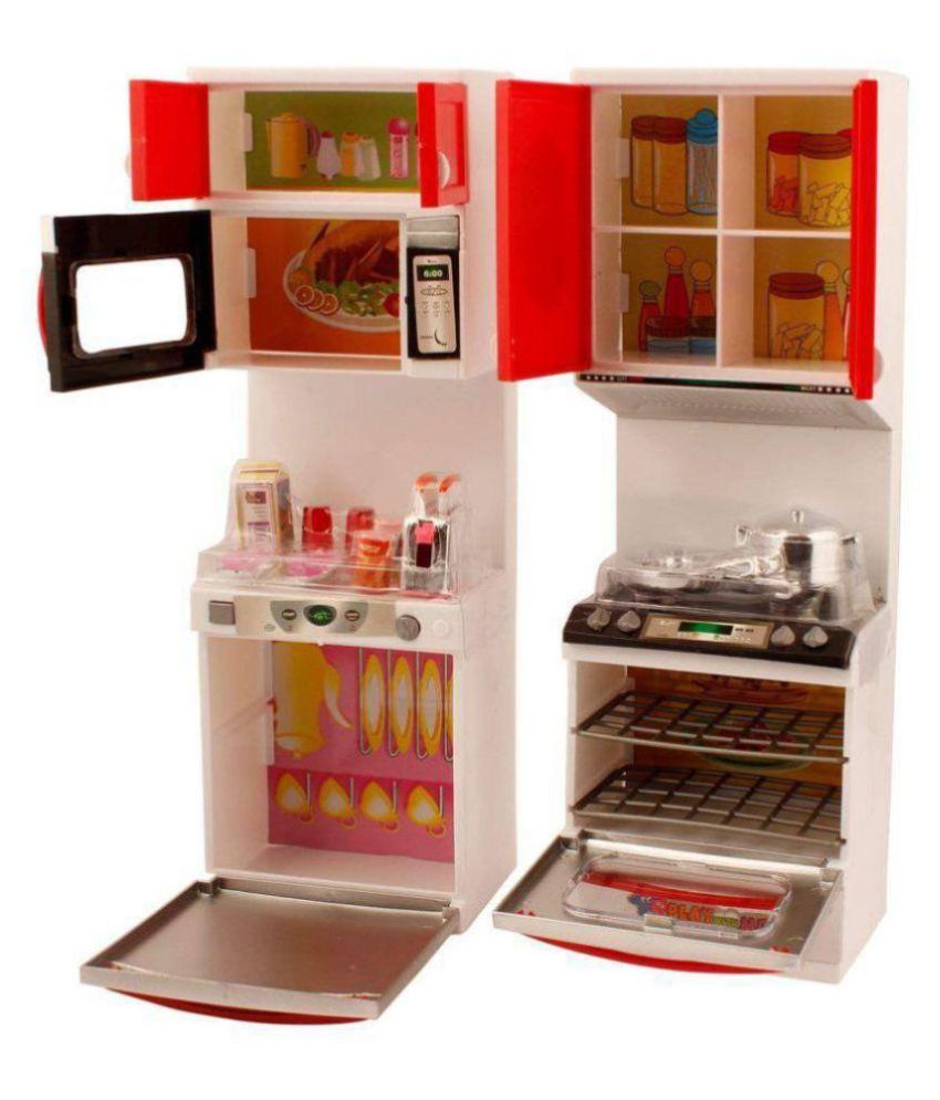 miniature plastic kitchen set