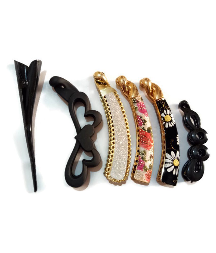 Manasvini Banana clips Multi Party Hair Clip: Buy Online at Low Price in  India - Snapdeal