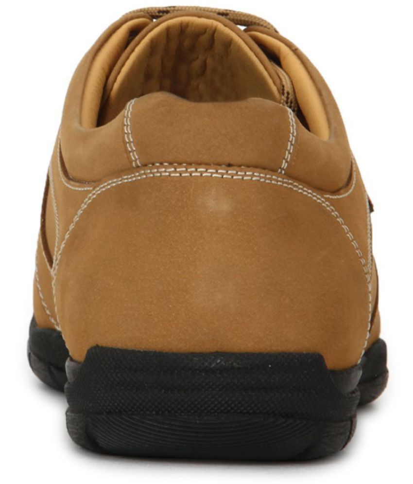 red chief new leather shoes