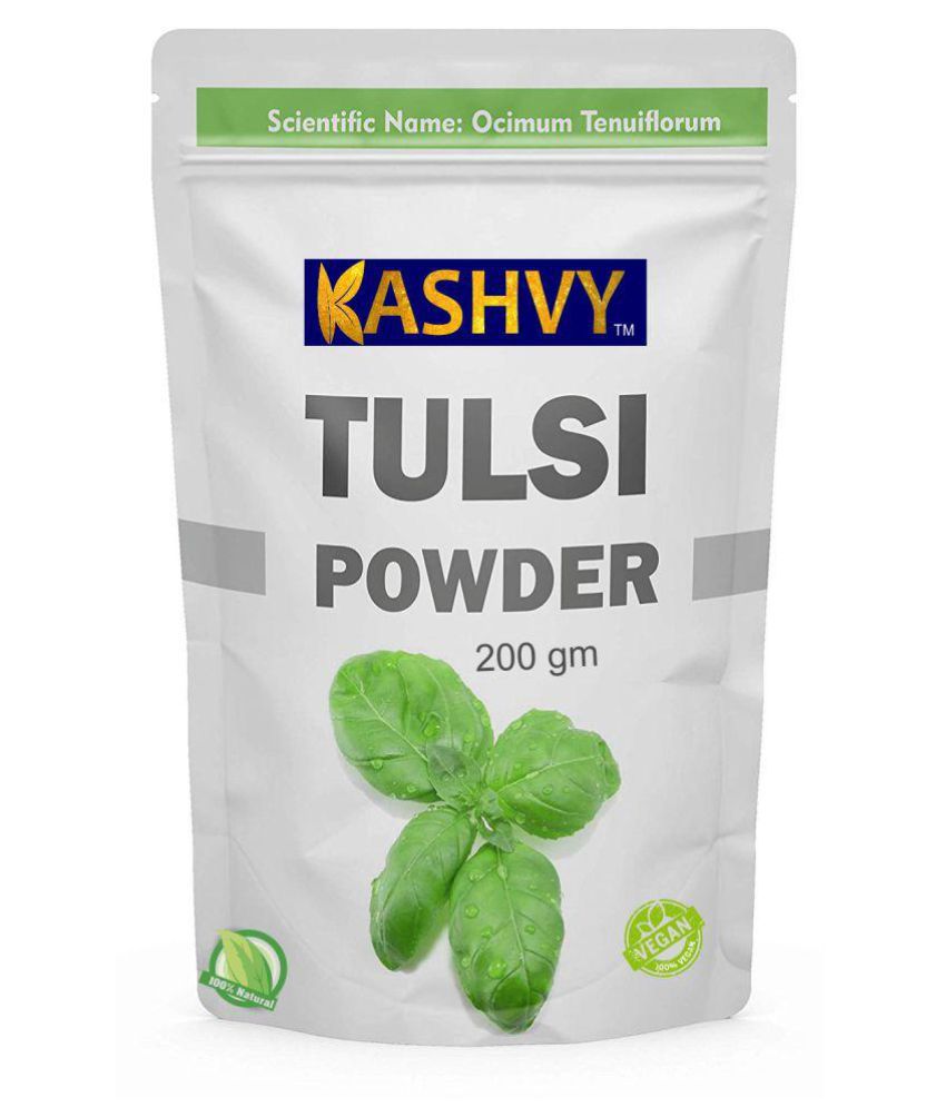 Kashvy Tulsi powder | Natural Immunity Energy 200 gm un flavoured