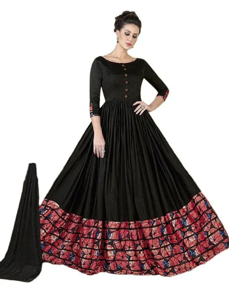 jk lifestyle Black Silk Gown - Buy jk lifestyle Black Silk Gown Online at  Best Prices in India on Snapdeal
