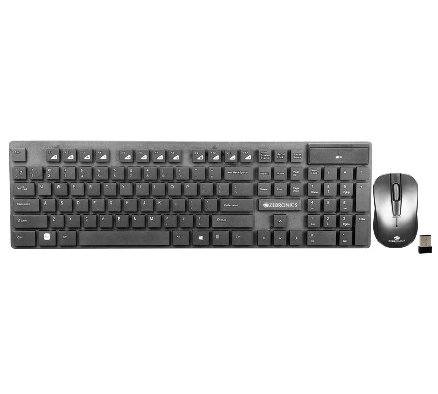 zebronics wireless keyboard and mouse companion 101