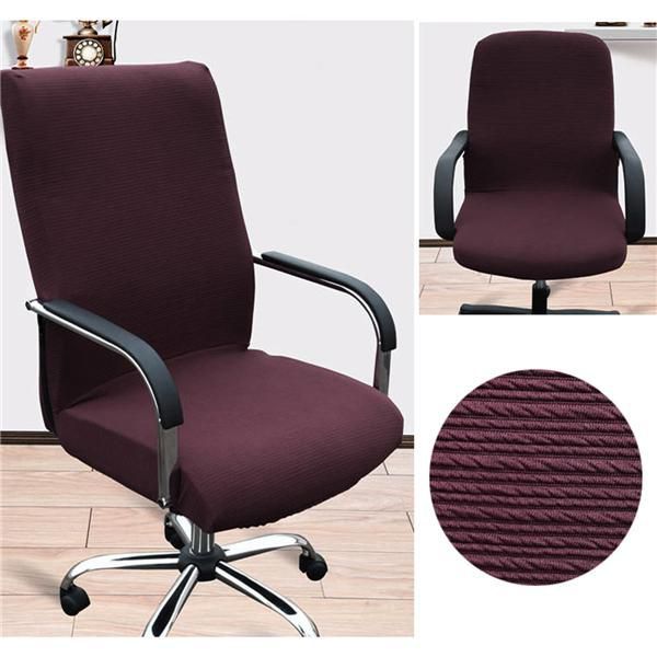 L Size Comfortable Flexible Stretchy Office Armchair Seat Swivel Chair